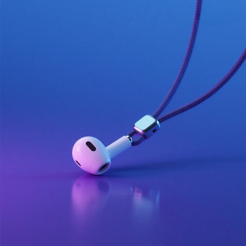 Single Replacement L Earbud for AirPods 1 gen Only for AirPod 1 Left Model A1722 Left Airpod Replacement 1st gen with a Complimentary Magnetic Lanyard